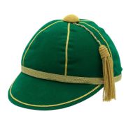 Picture of Honours Cap Dark Emerald With Gold Trim