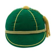 Picture of Honours Cap Dark Emerald With Gold Trim