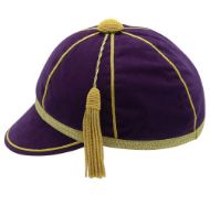 Picture of Honours Cap Purple With Gold Trim