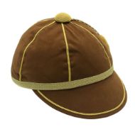 Picture of Honours Cap Brown With Gold Trim