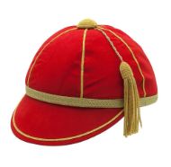 Picture of Honours Cap Red With Gold Trim