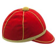 Picture of Honours Cap Red With Gold Trim