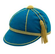 Picture of Honours Cap Pale Blue With Gold Trim