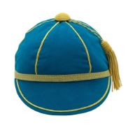 Picture of Honours Cap Pale Blue With Gold Trim