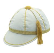 Picture of Honours Cap White With Gold Trim