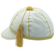 Picture of Honours Cap White With Gold Trim