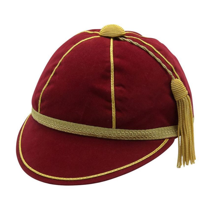 Picture of Honours Cap Wine with Gold Trim