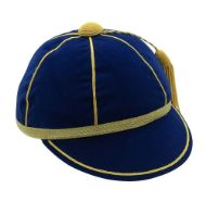 Picture of Honours Cap Dark Royal With Gold Trim