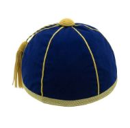 Picture of Honours Cap Dark Royal With Gold Trim