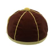Picture of Honours Cap Dark Brown With Gold Trim