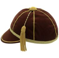 Picture of Honours Cap Dark Brown With Gold Trim