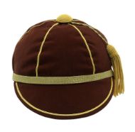 Picture of Honours Cap Dark Brown With Gold Trim