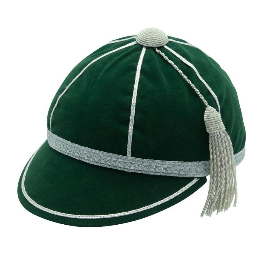 Picture of Honours Cap Bottle Green With Silver Trim