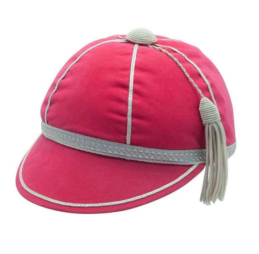 Picture of Honours Cap Cerise Pink With Silver Trim