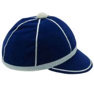 Picture of Honours Cap Dark Royal With Silver Trim