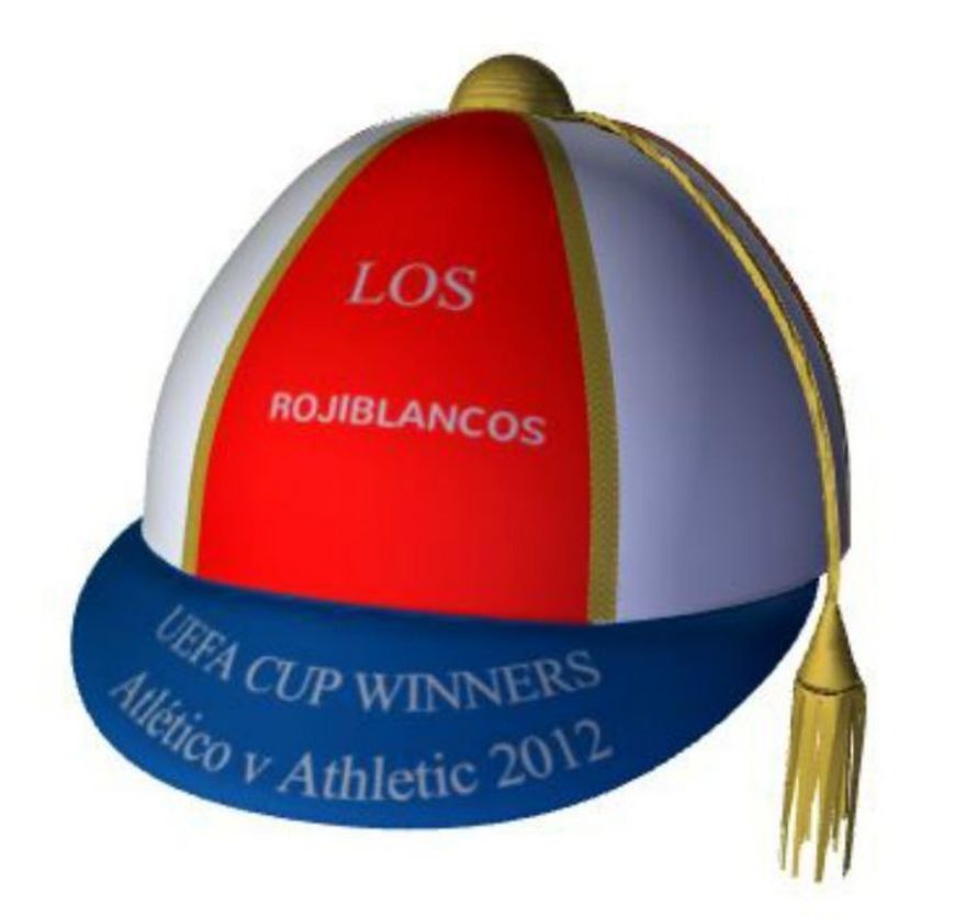 Picture of Atlético Madrid v Athletic Bilbao 2012 UEFA Cup Commemorative Honours Cap