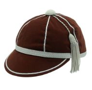 Picture of Honours Cap Dark Brown With Silver Trim