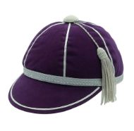 Picture of Honours Cap Purple With Silver Trim