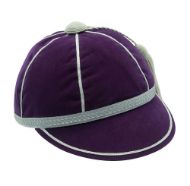 Picture of Honours Cap Purple With Silver Trim