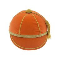 Picture of Honours Cap Orange With Gold Trim