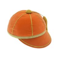 Picture of Honours Cap Orange With Gold Trim