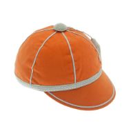 Picture of Honours Cap Orange With Silver Trim